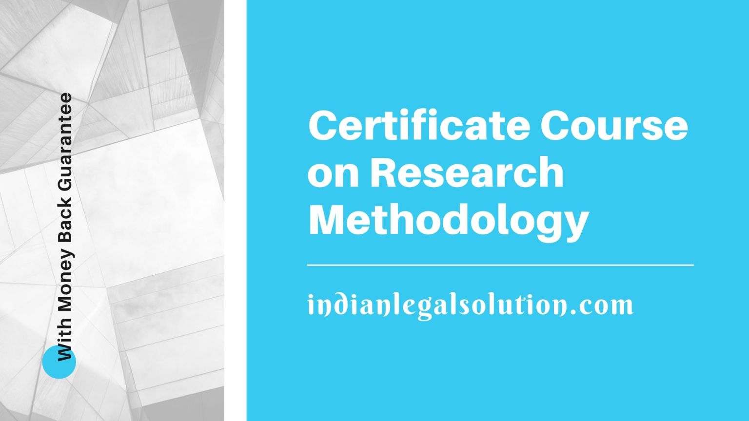 Certificate Course on Research Methodology, 12th batch by indianlegalsolution.com