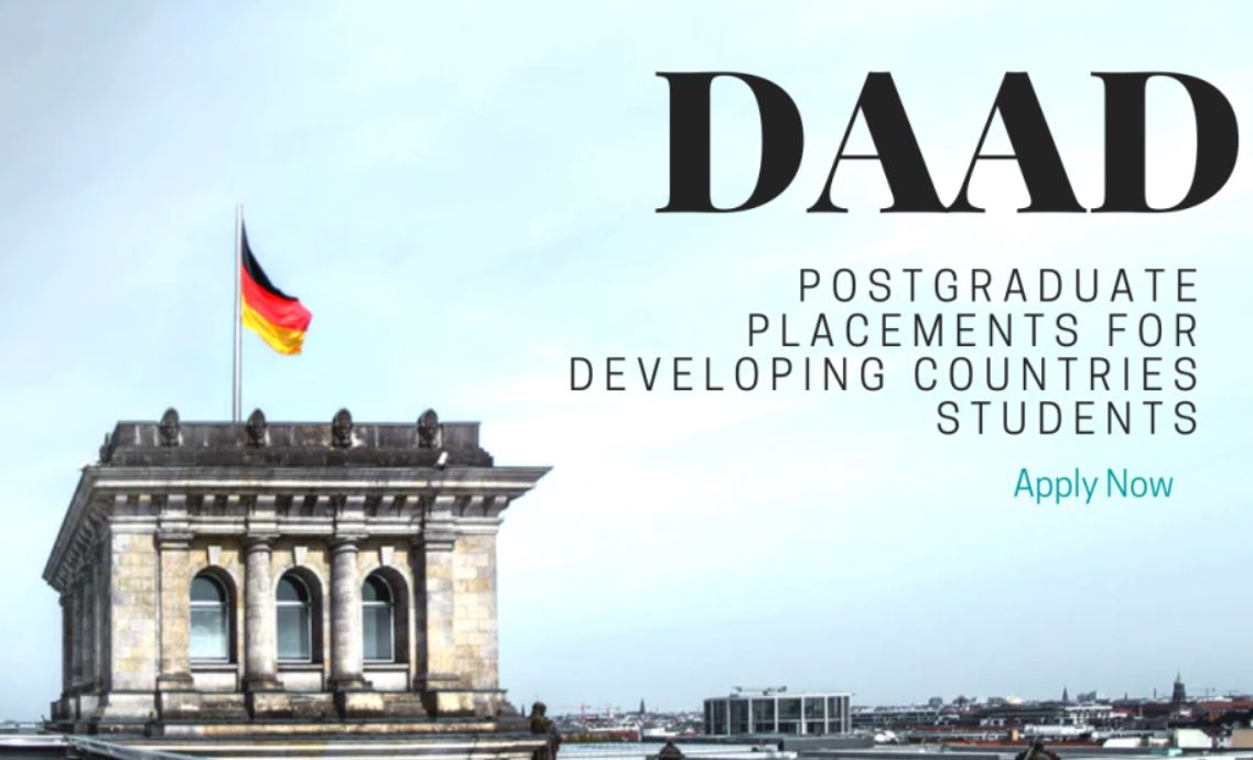 DAAD postgraduate placements for Developing Countries Students, 2021