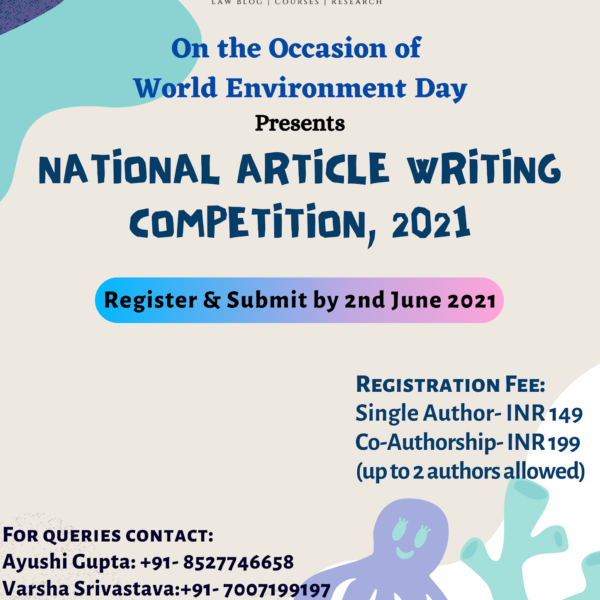 [Competition] National Article Writing Competition by MyLawman strong [Register by 2 June 2021]