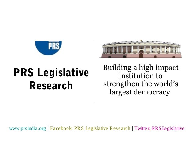 Internship Opportunity at PRS Legislative Research [May & June]: Applications…