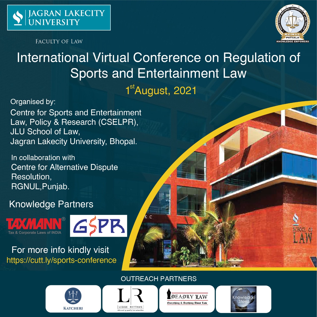 International Virtual Conference on the regulation of sports and entertainment law