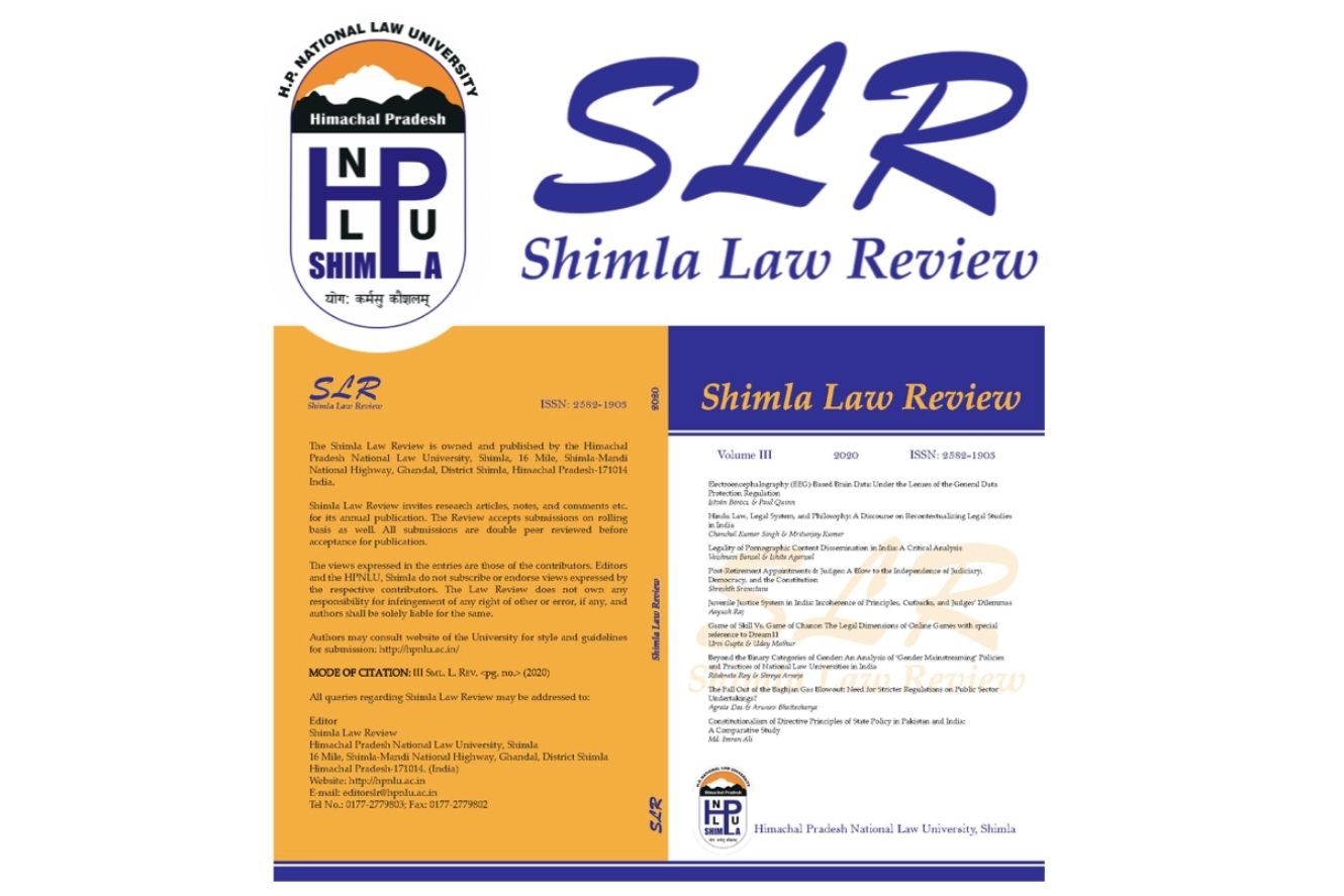 Call for Papers | Shimla Law Review