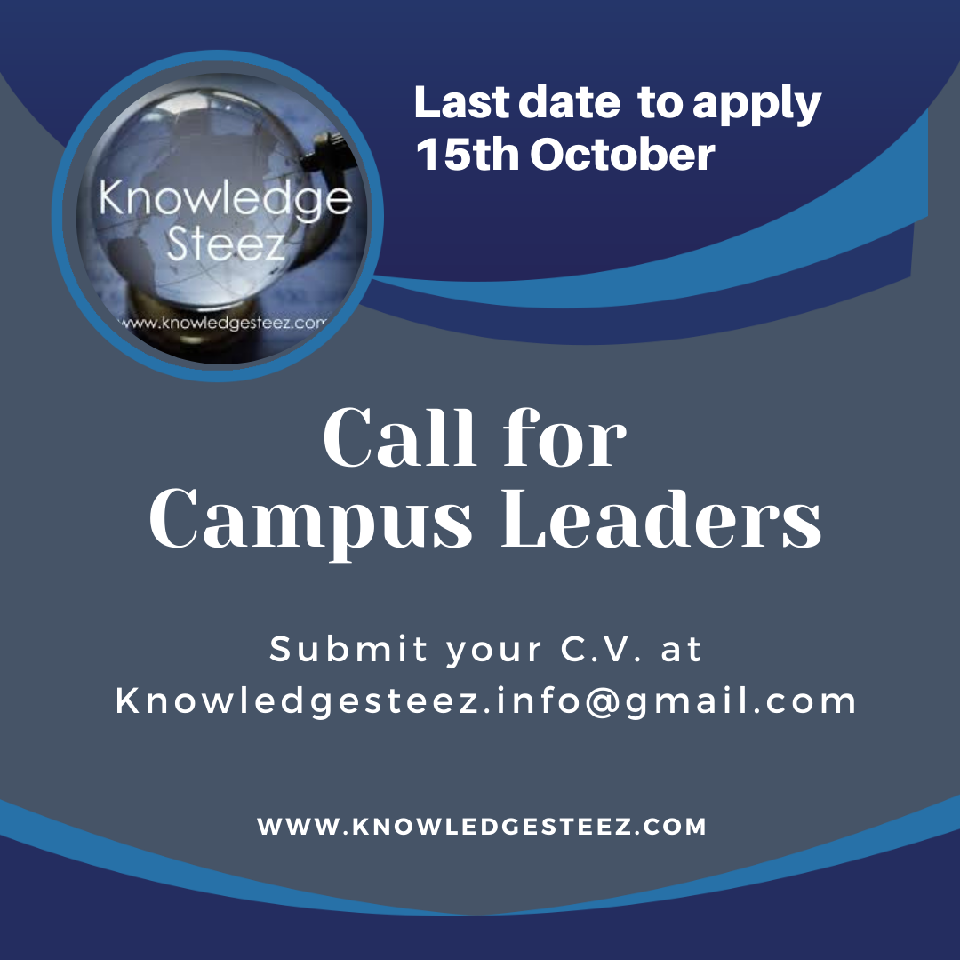 Call for Campus Ambassadors: Knowledge Steez