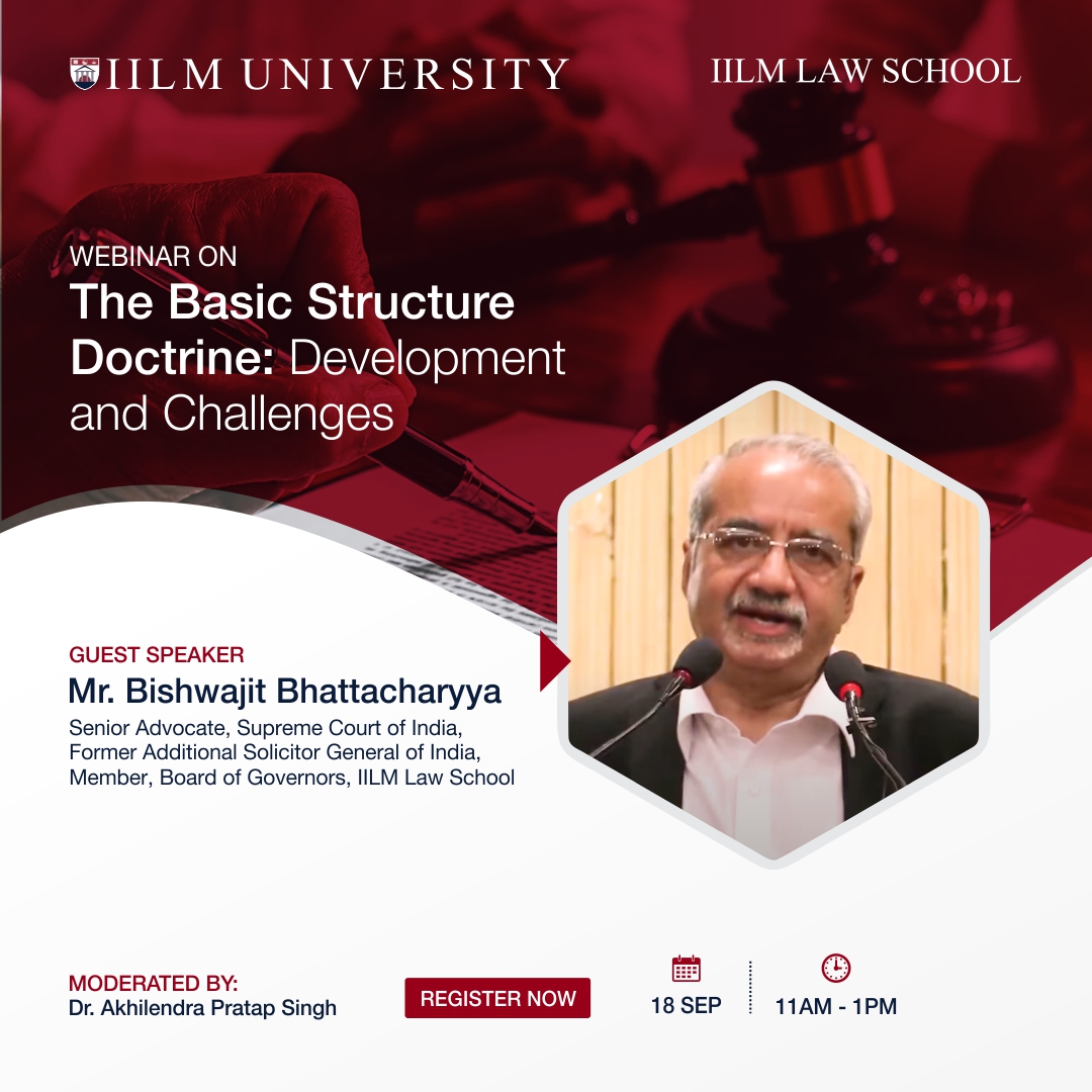 WEBINAR on “The Basic Structure Doctrine: Development and Challenges”