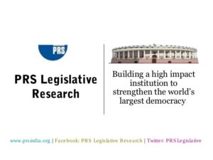 Internship Opportunity at PRS Legislative Research: Apply by Oct 22 