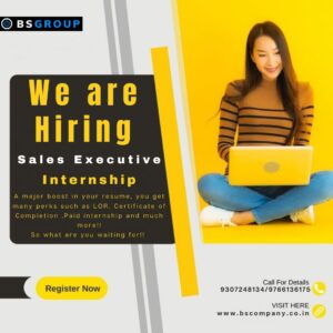 Internship opportunity at BS Group : Sales Executive