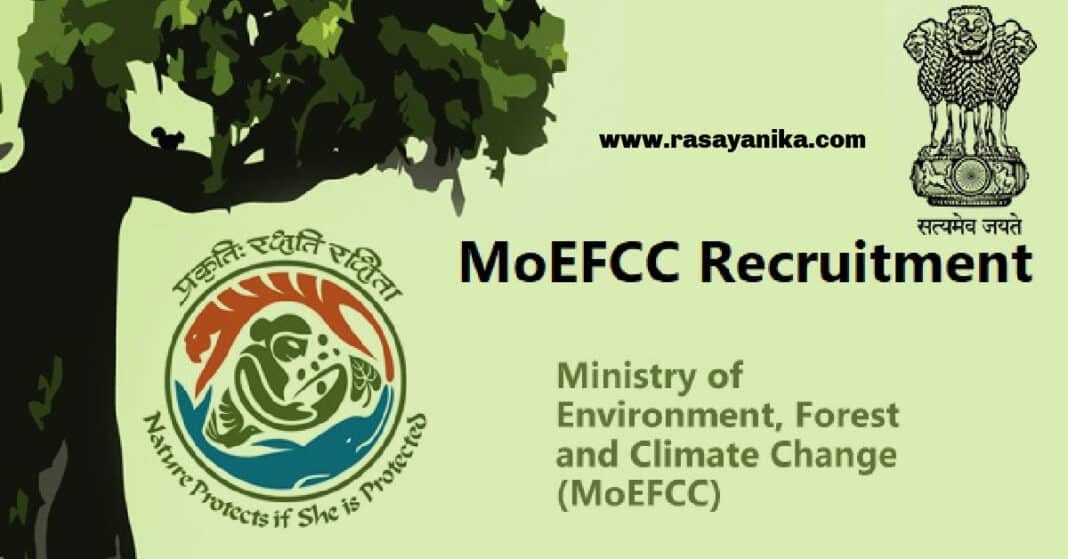 Ministry of Environment, Forest & Climate Change – SACON Chemistry Research Job