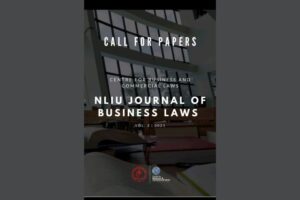 Call for Papers| NLIU Journal of Business Laws, Volume 3, 2021 [Last Date of Submission: November 2021