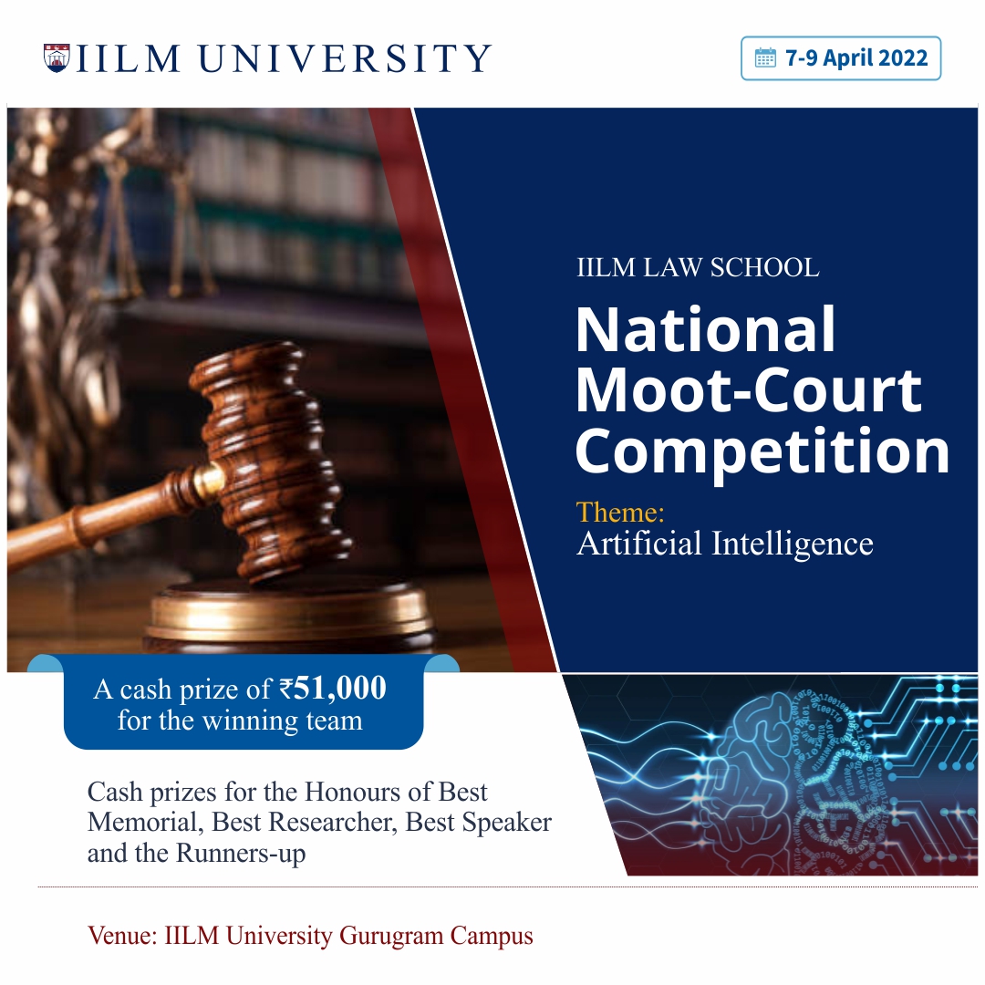 1st IILM National Moot Court Competition, 2022