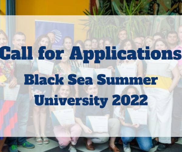 Call for Applications – Black Sea Summer University 2022