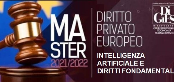 LL.M in European Private Law, Artificial Intelligence and Fundamental Rights (2021-2022)