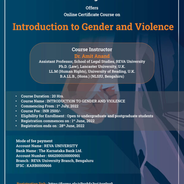 Online Certificate Course on ‘Introduction to Gender and Violence’