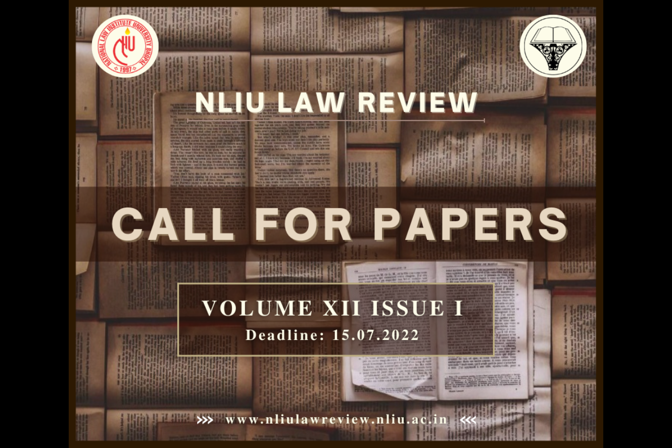 Call for Papers | NLIU Law Review, Volume XII Issue I 