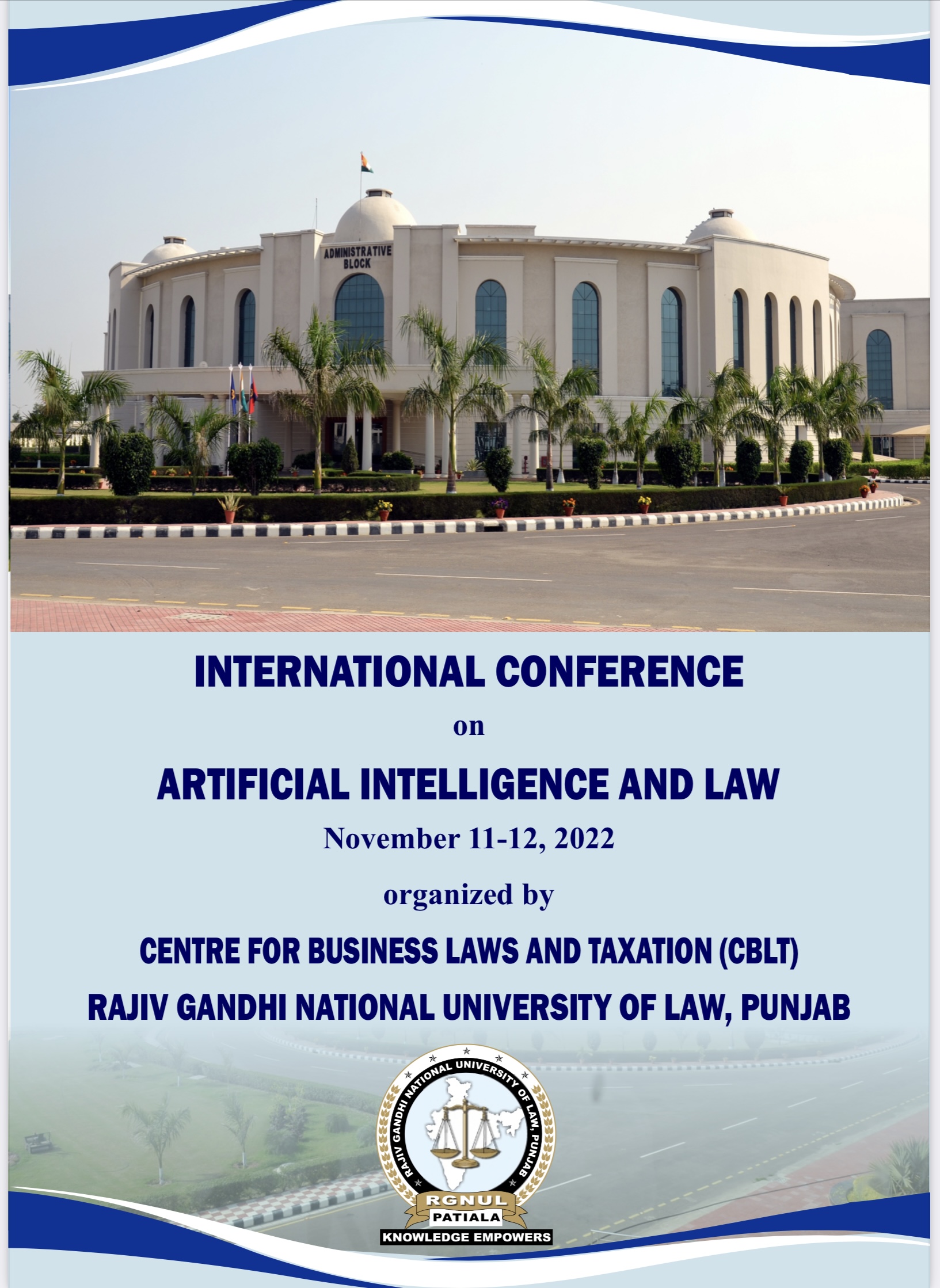 Centre for Business Law and Taxation is organising an International Conference on Artificial Intelligence and Law