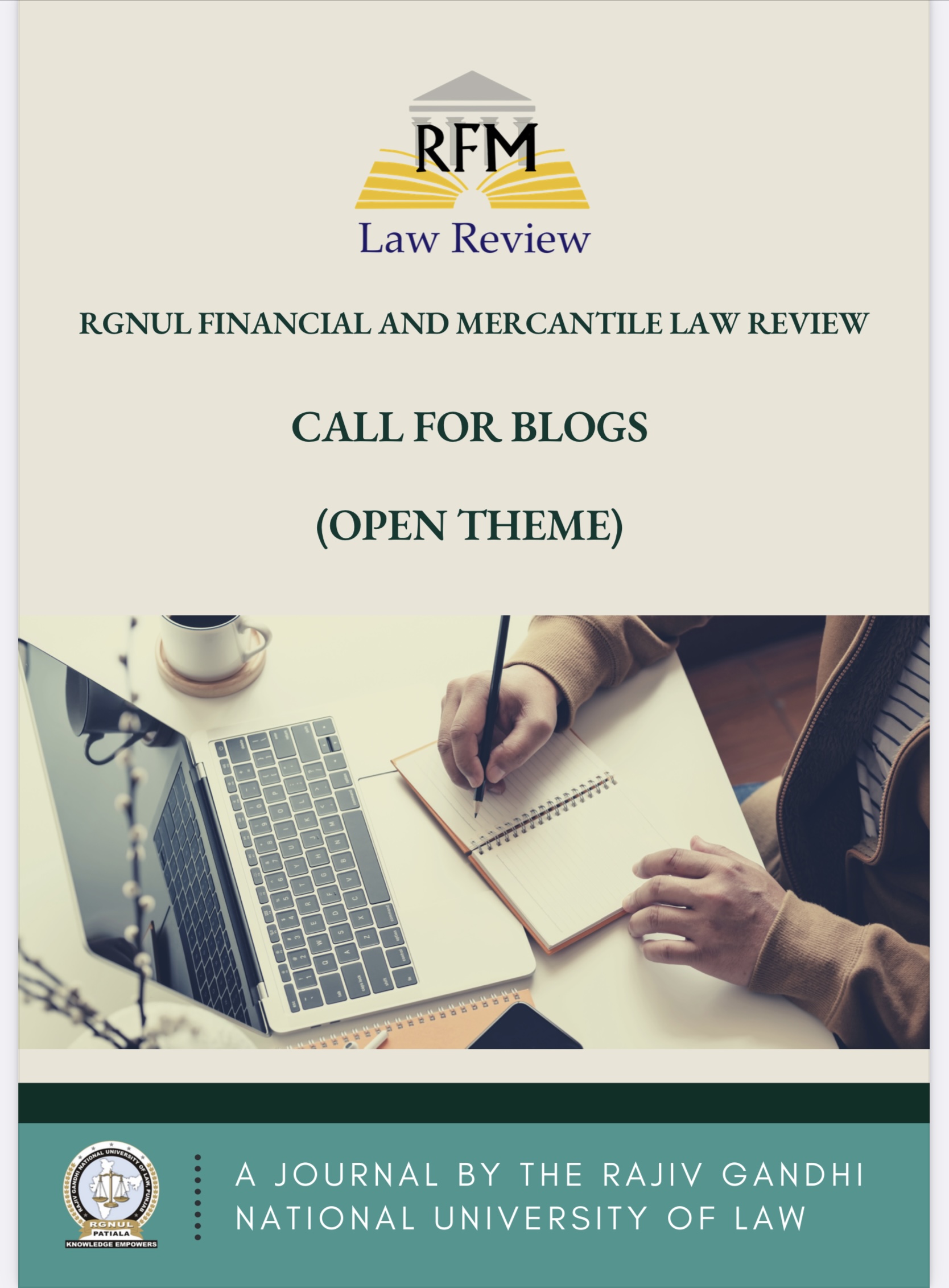 Call for Blogs: RGNUL Financial and Mercantile Law Review Blog [RFMLR] [Rolling Submissions] 