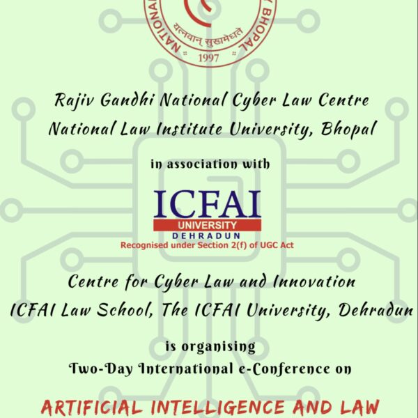 International e-conference on AI and Law by NLIU, Bhopal (17-18 November, 2022)