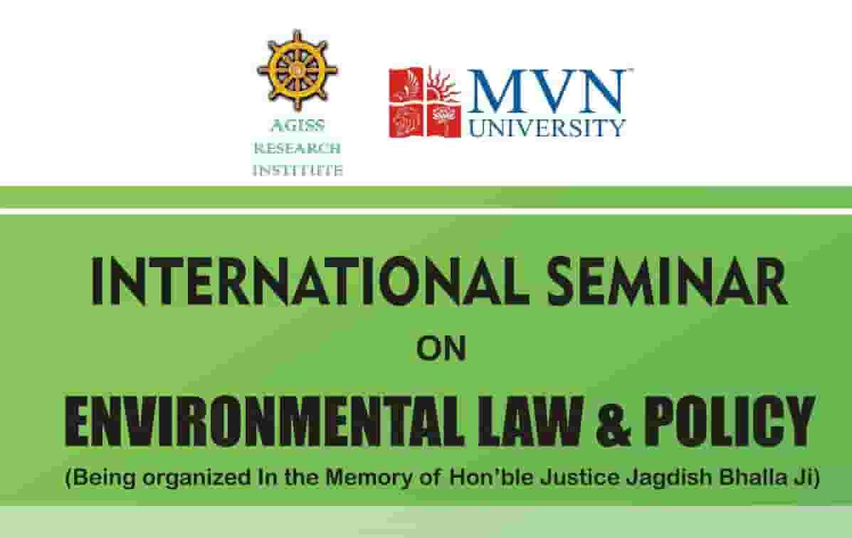 Seminar on Environmental Law & Policy by AGISS Research Institute 