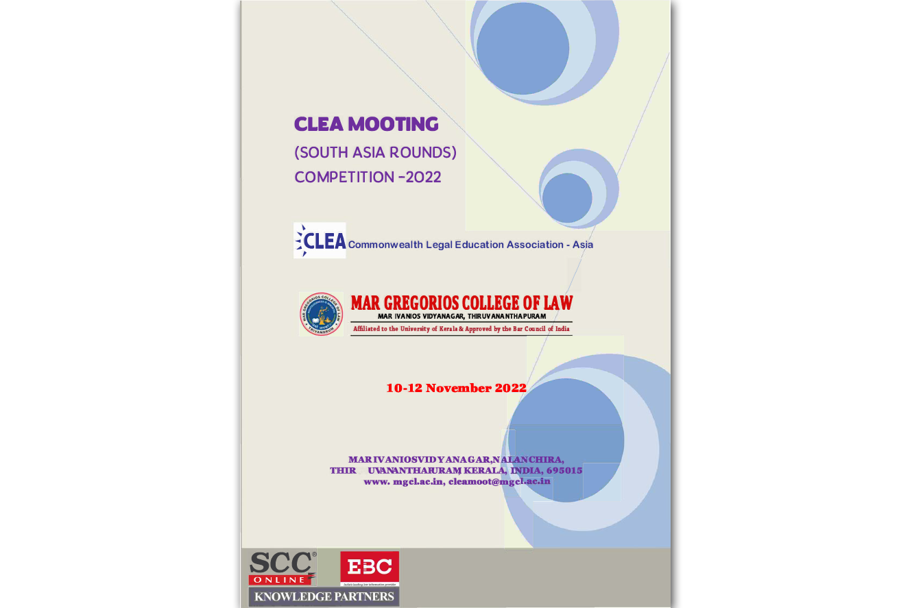 Clea Mooting (South Asia Rounds) Competition -2022 