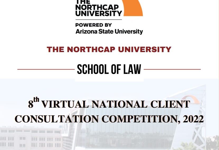 8th Virtual National Client Consultation Competition by NorthCap University: Register by Nov 10! 