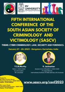 <strong>Fifth International Conference of the South Asian Society of Criminology and Victimology (SASCV)</strong>