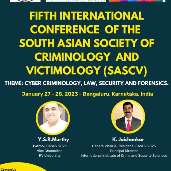 Fifth International Conference of the South Asian Society of Criminology and Victimology (SASCV)