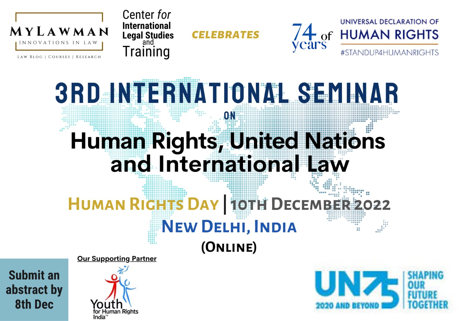 One-day International Seminar on ‘Human Rights, United Nations, and International Law’ on 10th December 2022