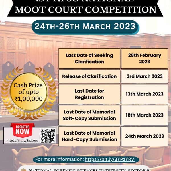 National Moot Court Competition by NFSU