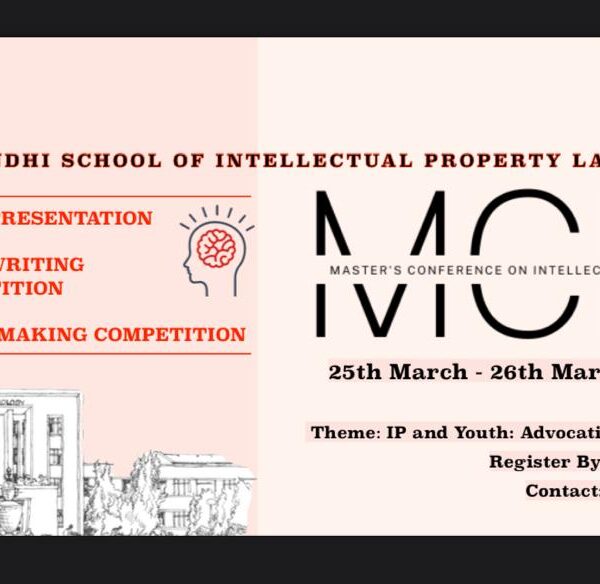 MASTER’S CONFERENCE ON INTELLECTUAL PROPERTY – MCIP 3.0