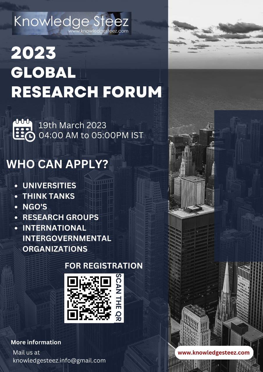Global Research Forum, 2023: Knowledge Steez