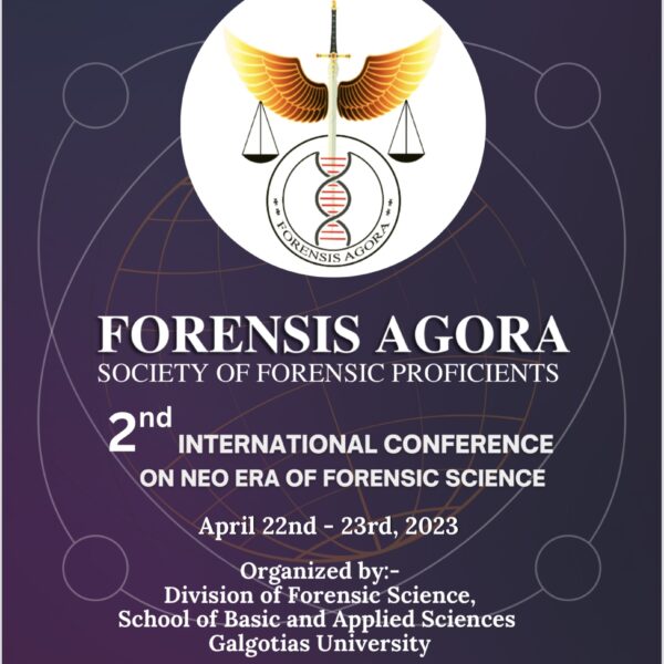 2nd International Conference on Neo Era Of Forensic Science Proficient :on 22-23April,2023: Galgotias University, Noida