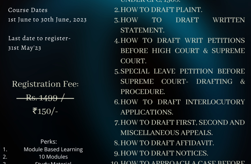 ADVANCED ONLINE CERTIFICATE COURSE & CRASH COURSE ON CIVIL DRAFTING…