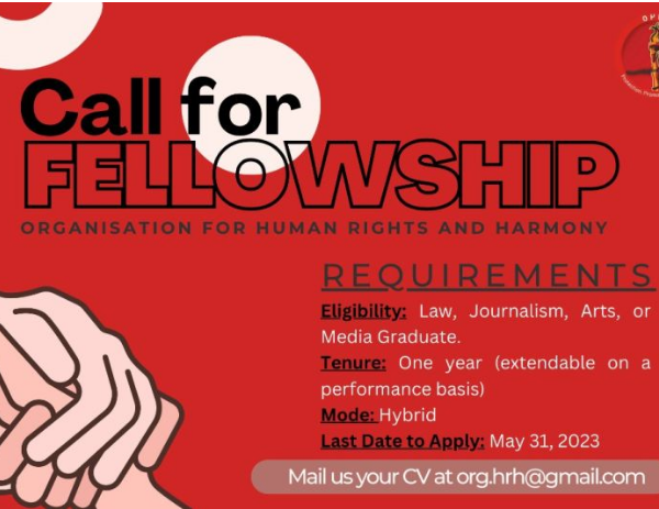 CALL FOR FELLOWSHIP! for Human Rights and Harmony (OHRH)!