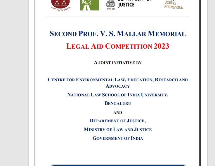 SECOND PROF. V. S. MALLAR MEMORIAL LEGAL AID COMPETITION 2023!