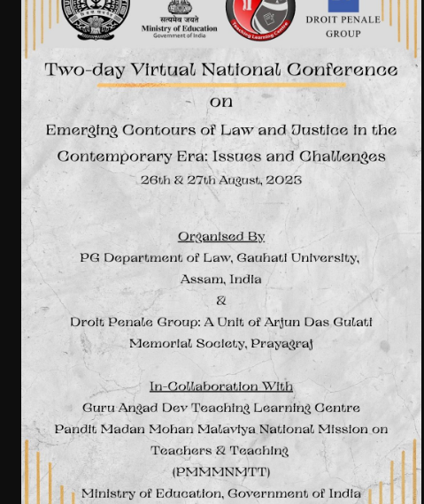 Two-day Virtual National Conference by Gauhati University on 26th &…