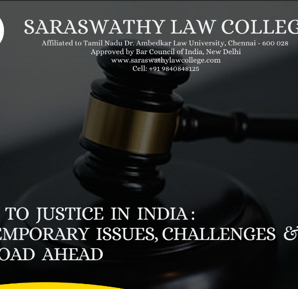Call for Papers by Saraswathy Law College, Tindivanam! Apply Now!