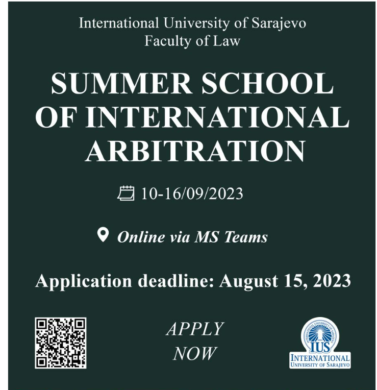 FLW Summer School of International Arbitration! Last Day to Apply-15 August 2023!