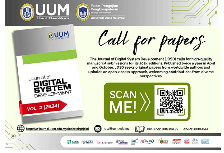 Call for Papers! Journal of Digital System Development (JDSD)! Submit Now!