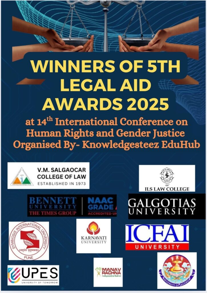 Human Rights Development Aid Winners of the 5th Legal Aid Awards at the 14th International ...